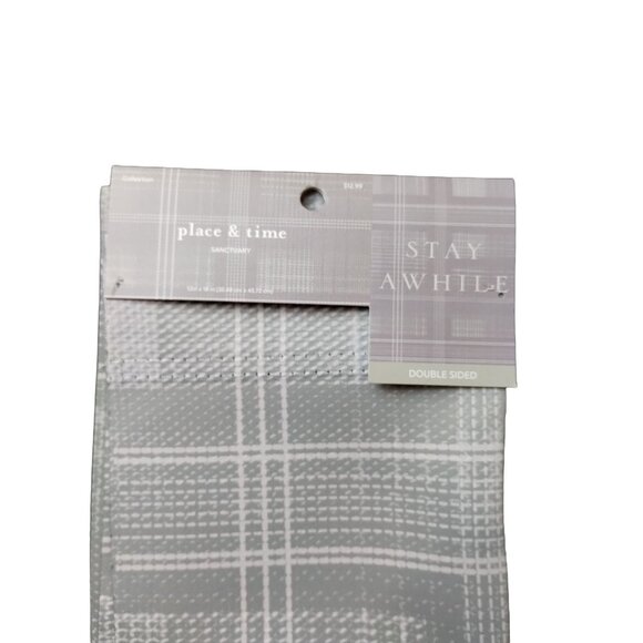 Place & Time Sanctuary Stay Awhile Double Sided Garden Flag 12 x 18 inch New - Picture 6 of 6